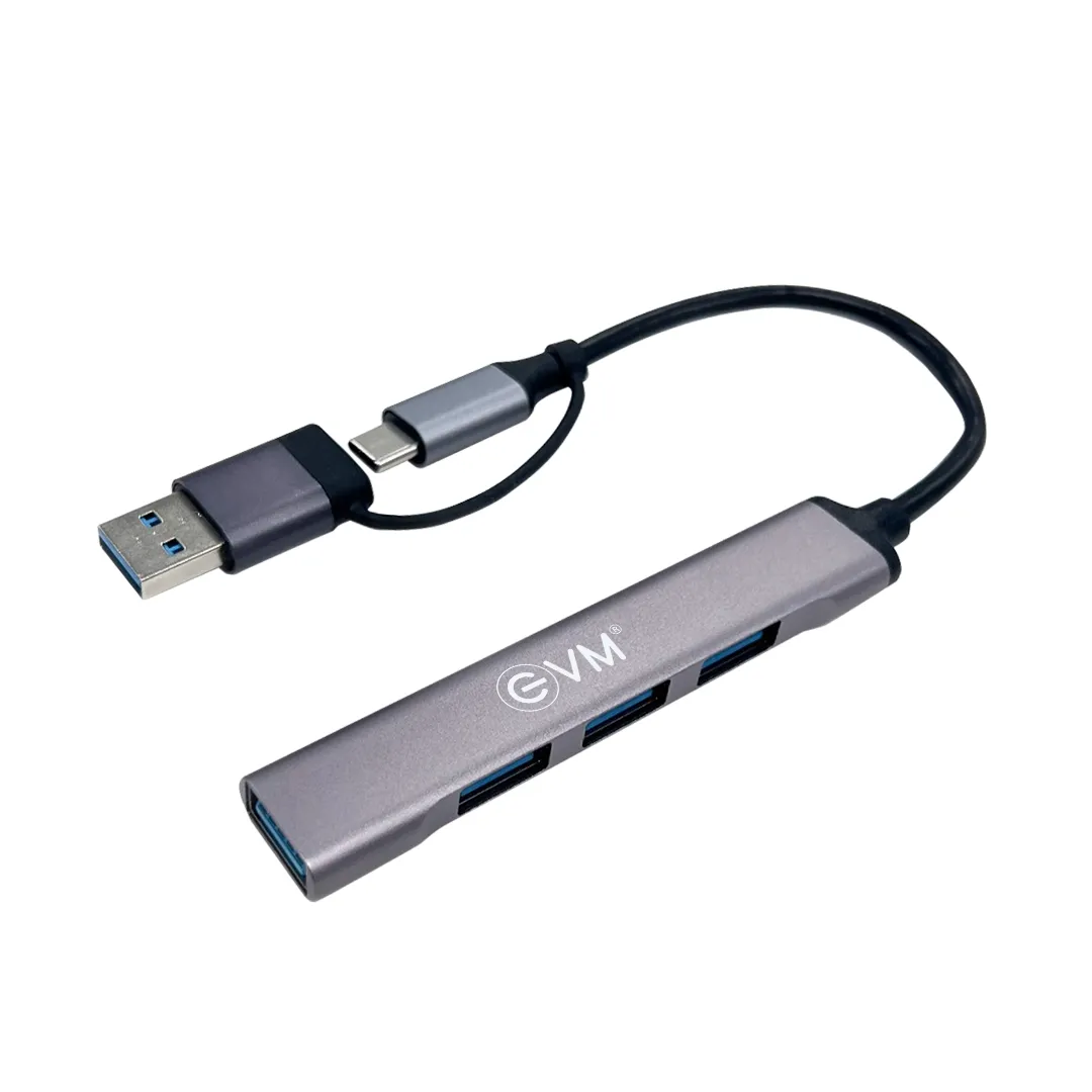 EVM Type-C+USB to USB Hub 4 Port USB 3.0 (CU4HP)